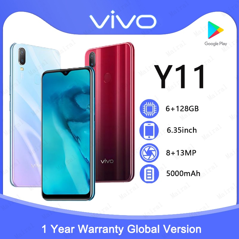 Vivo Y11 6GB+ 128GB, 5000mAh, 8MP / 13MP + 2MP Dual Rear Camera
