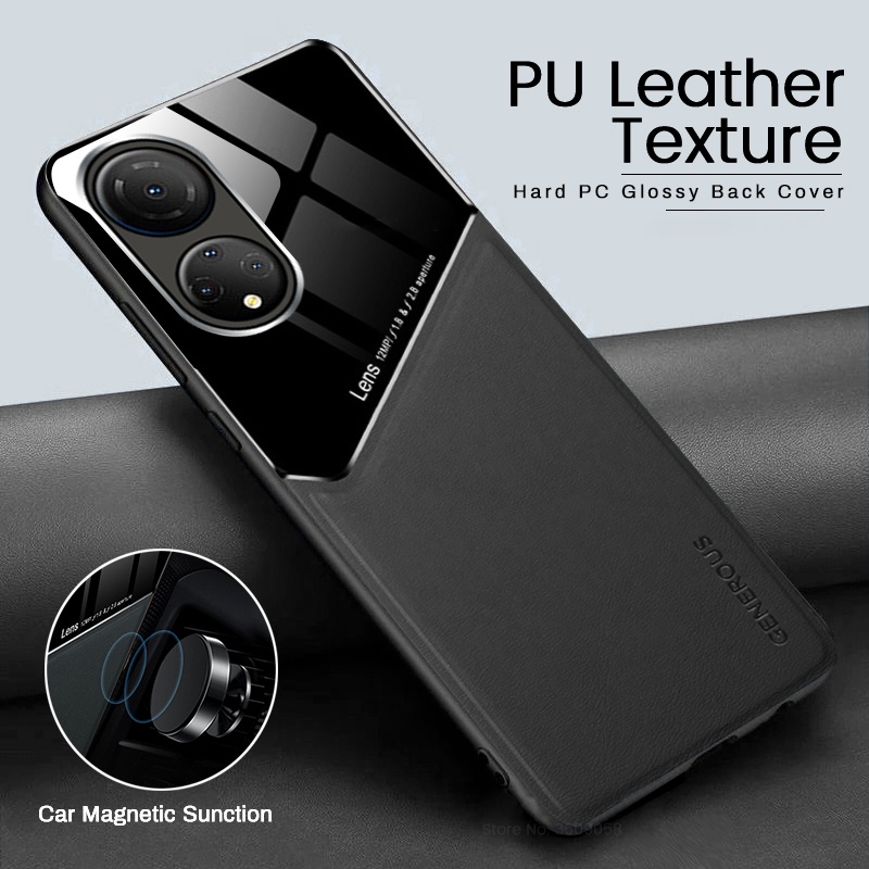 Honer 90 Lite Case Leather Texture Glossy Plexiglass Magnetic Coque For ...