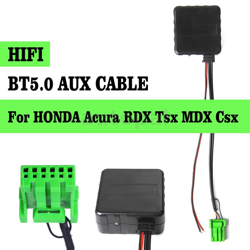 Car bluetooth Module AUX Cable Adapter Wireless HIFI Stereo Audio Music ...