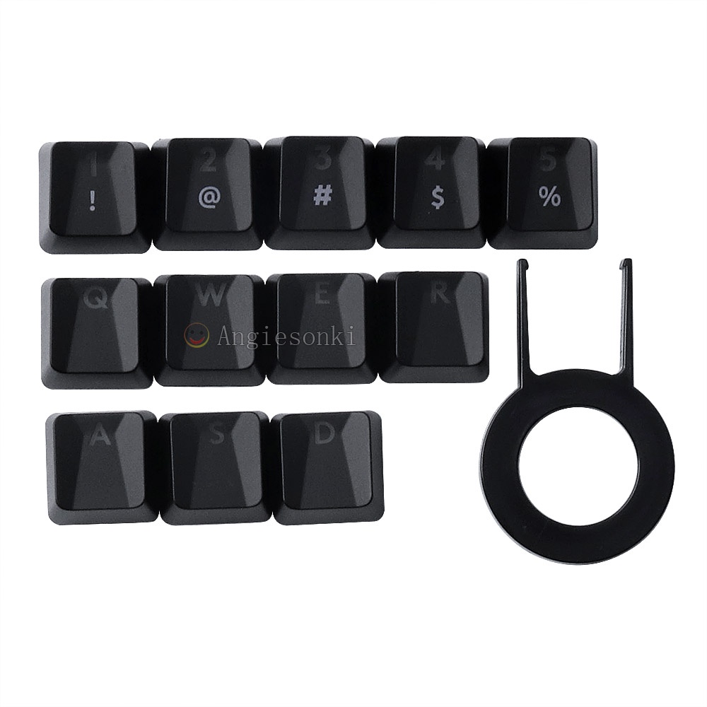 Logitech Translucent Additional Keycap Concave Convex Black G710 G512