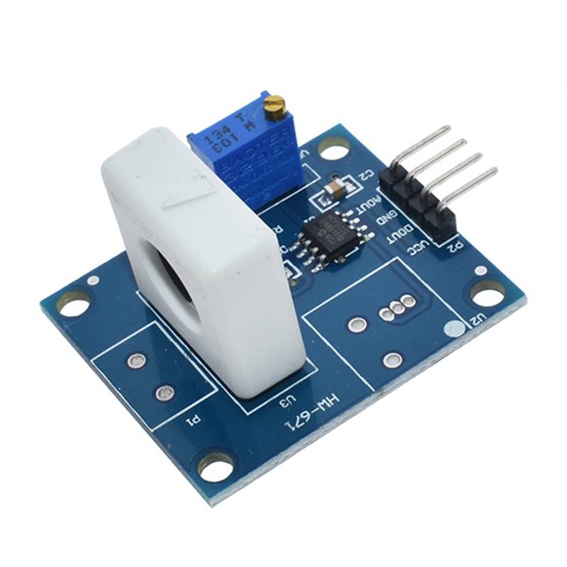 WCS1800 Hall current sensor detects 35A short circuit/overcurrent