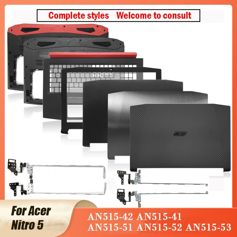 BYUTFA L&Laptop LCD Scharniere Set für Nitro-5 AN515 AN515-42 AN515-41 AN515 -51 AN515-52 Bildschirm Heckdeckel
