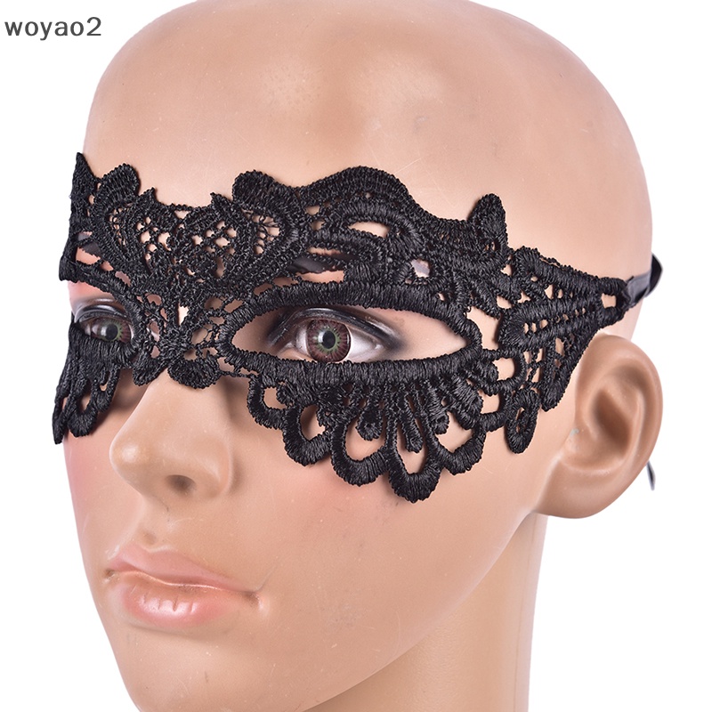 Woyao2 Sexy Black Lace Eye Mask For Masquerade Ball Party Fancy Dress Costume Halloween 8168