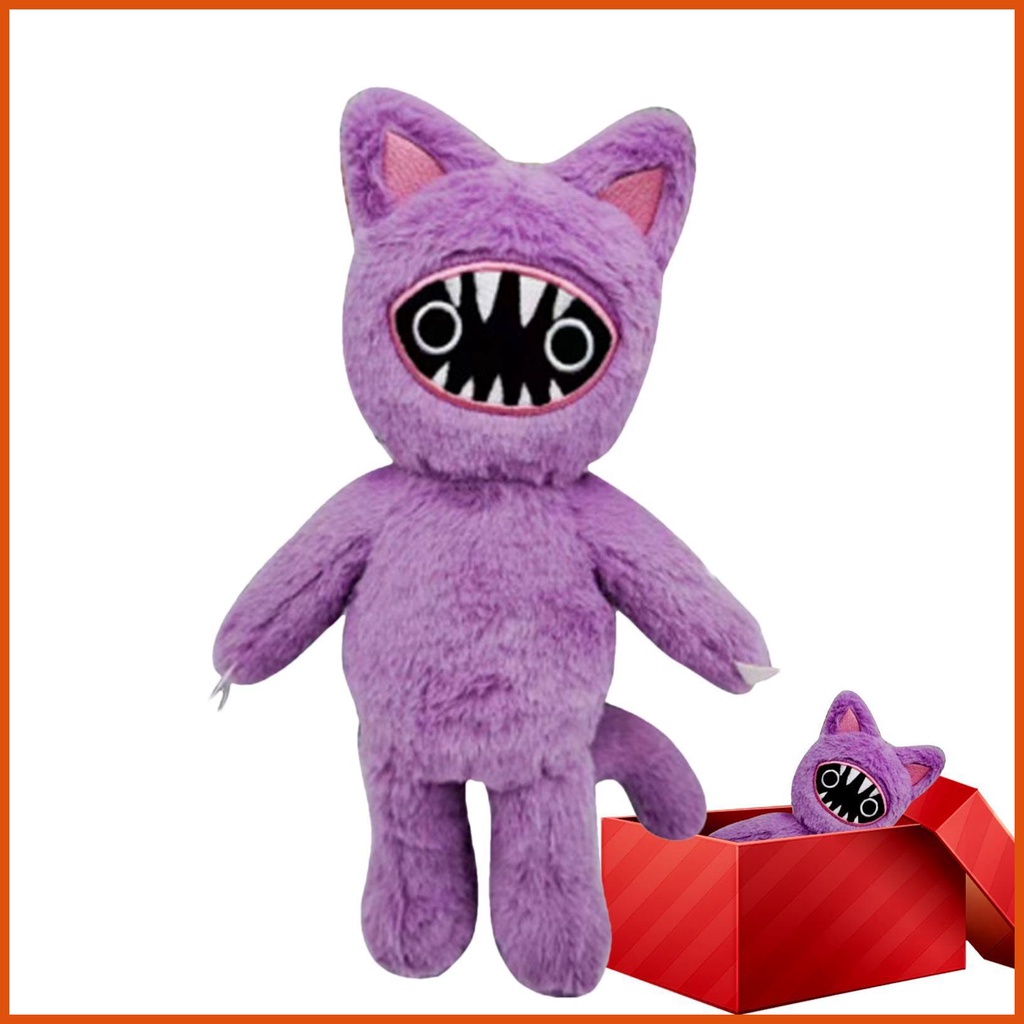 Bucktooth Kitten Purple Cat Plush Cuddling Valley Bare Comfort Plushies ...