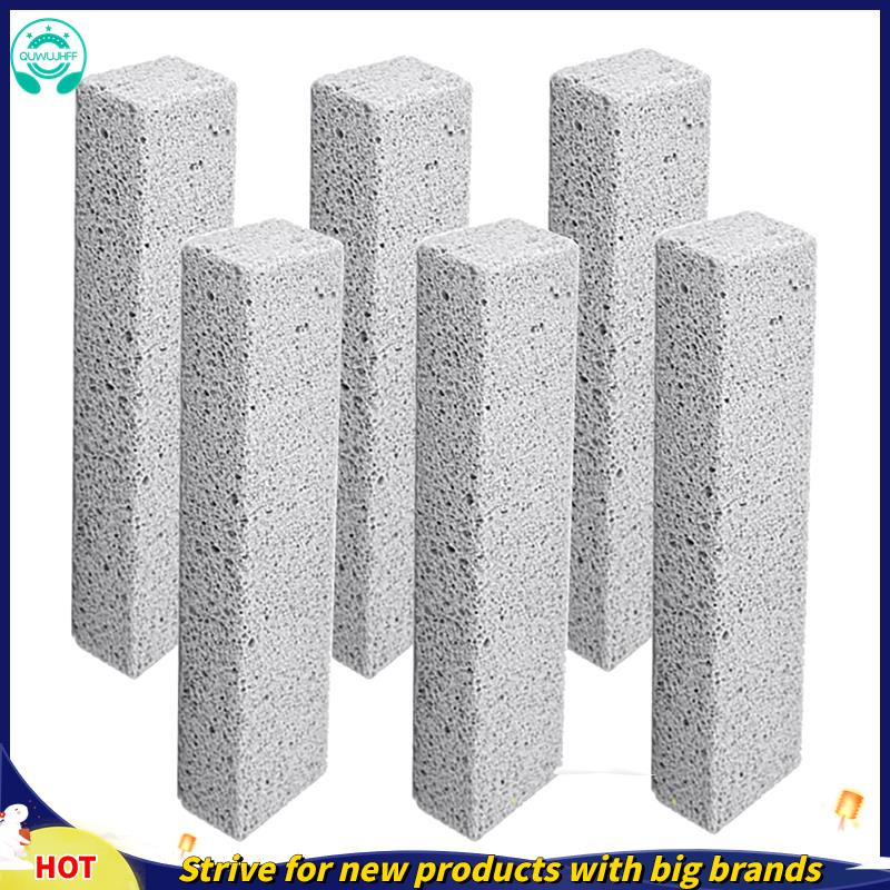 【quwujhff】6 Pack Pumice Stone Toilet Bowl Clean Brush, Remove Toilet