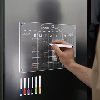 MoKo Magnetic Menu Board for Kitchen Fridge with 2 Markers, 16″x12