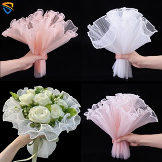 10pcs Valentine'S Day Gradient Flower Bouquet Wrapping Paper