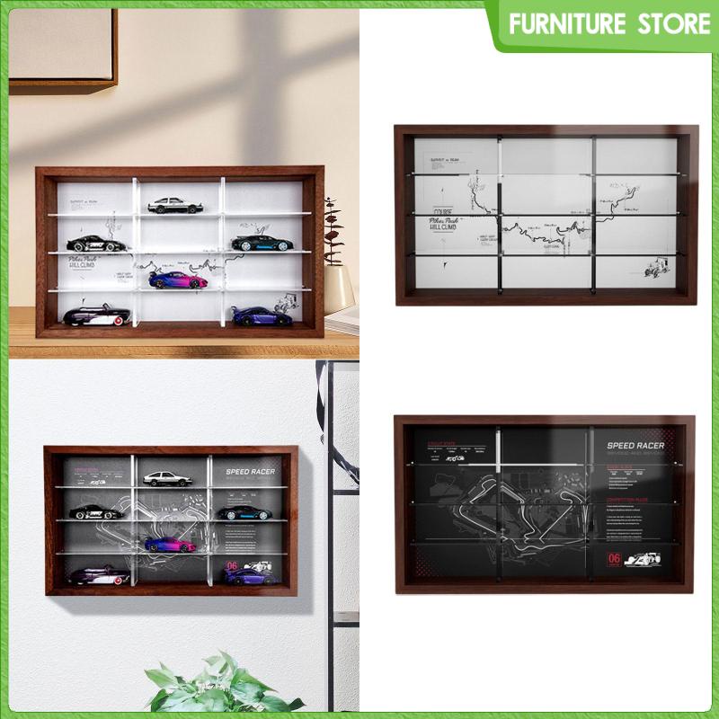 1/64 Diecast Car Display Case, Collectible Display Showcase, Layout Acrylic
