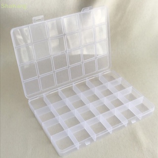 24 Grids Compartment Plastic Storage Box Screw Holder Case