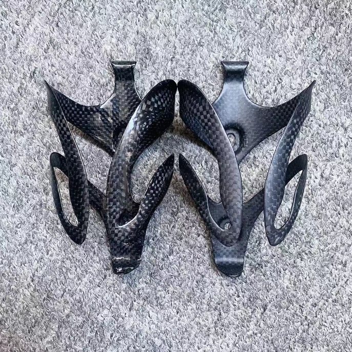 EC90 Carbon Fiber Bicycle Water Bottle Cage Road Mountain Bike Bottle Holder Matte Black Weight 16 2g 1 2 Pieces Shopee Philippines