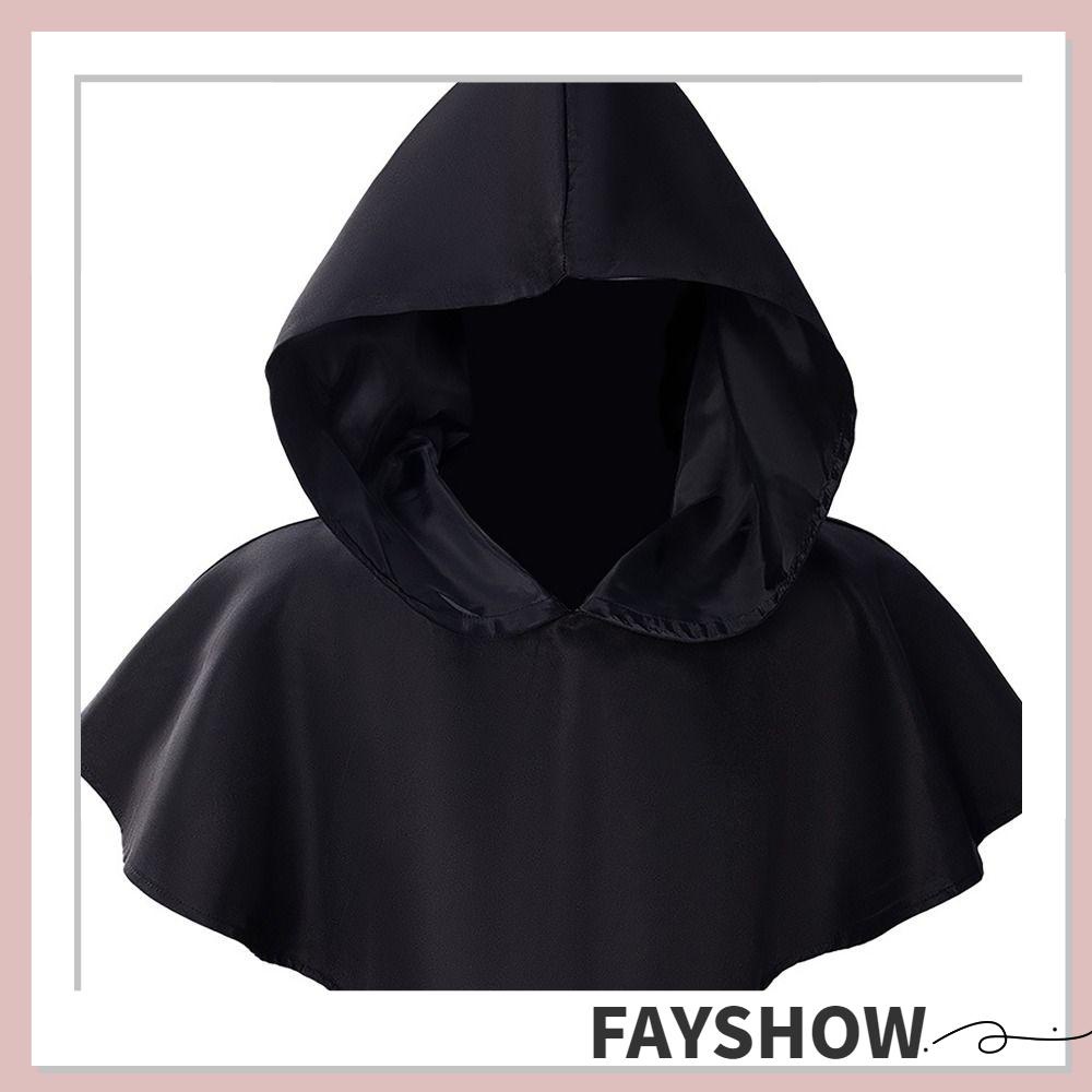 FAY Death Cowboy Hat, Winter Neck Warmer Cos Props Preacher Hooded Cape ...