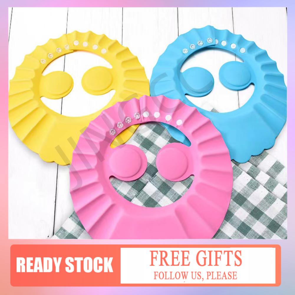 Jingcc Baby Shower Hat Multipurpose Adjustable Ear Protection Hair Wash