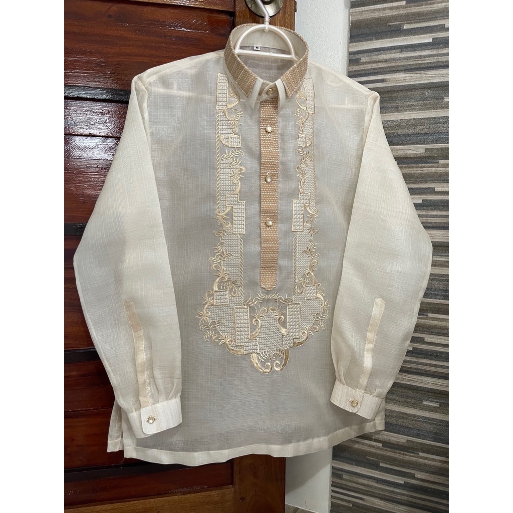 Pinya Cocoon Barong Tagalog with free dust bag Shopee Philippines