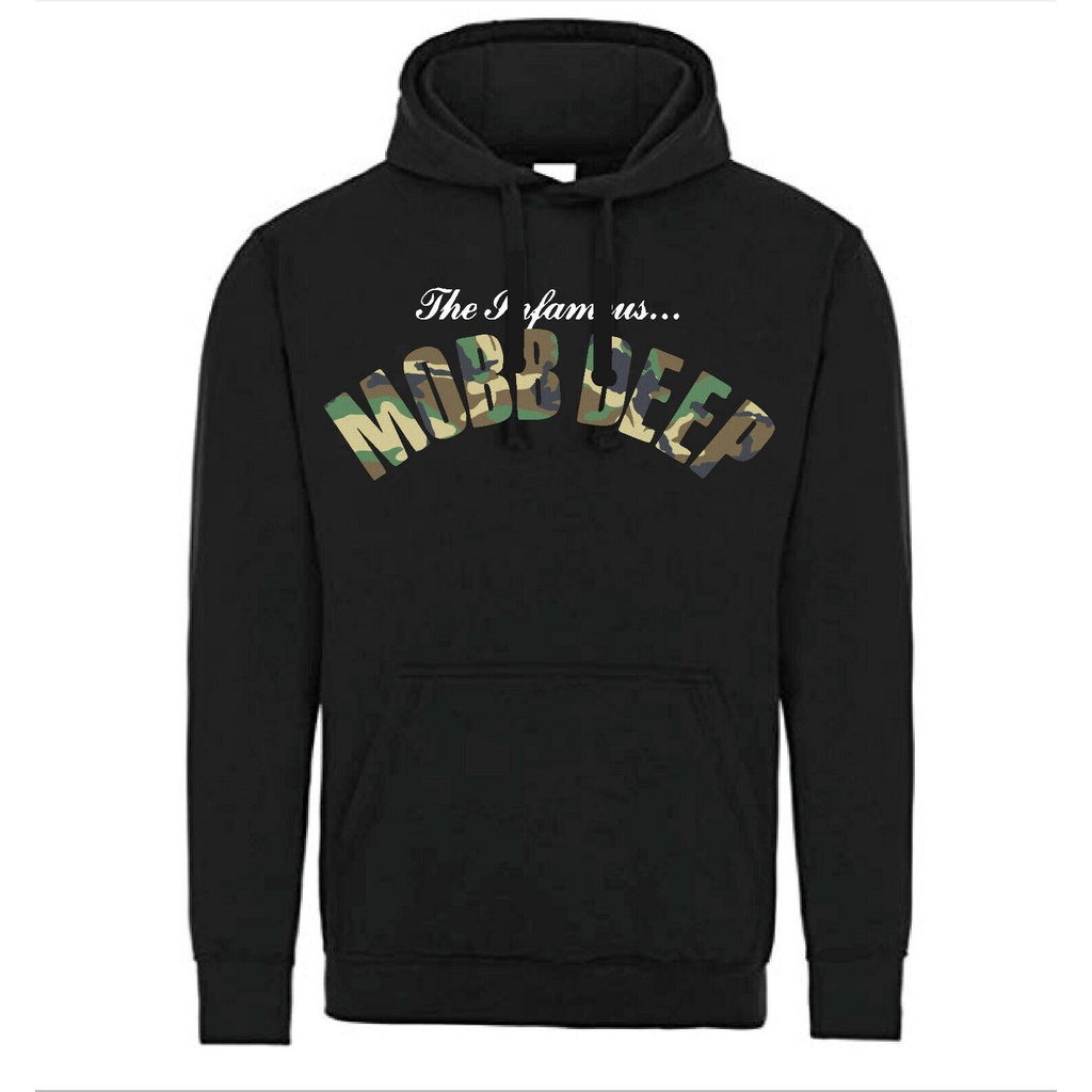 Mobb Deep The Infamous Camo Detailed Hoody Black Shopee Philippines