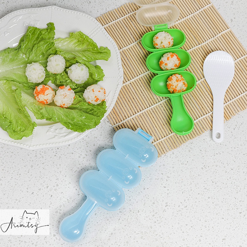 Home Rice Ball Shaker Diy Rice Baller Shakers Lunch Maker Mould Onigiri
