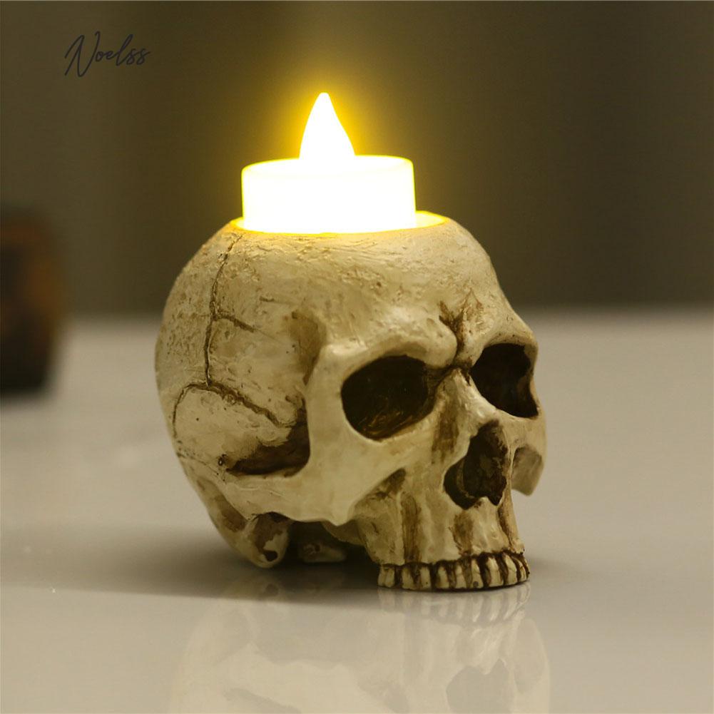 [noels.ph] HalloweenResin Tear Skull Candlestick Novelty Ghost