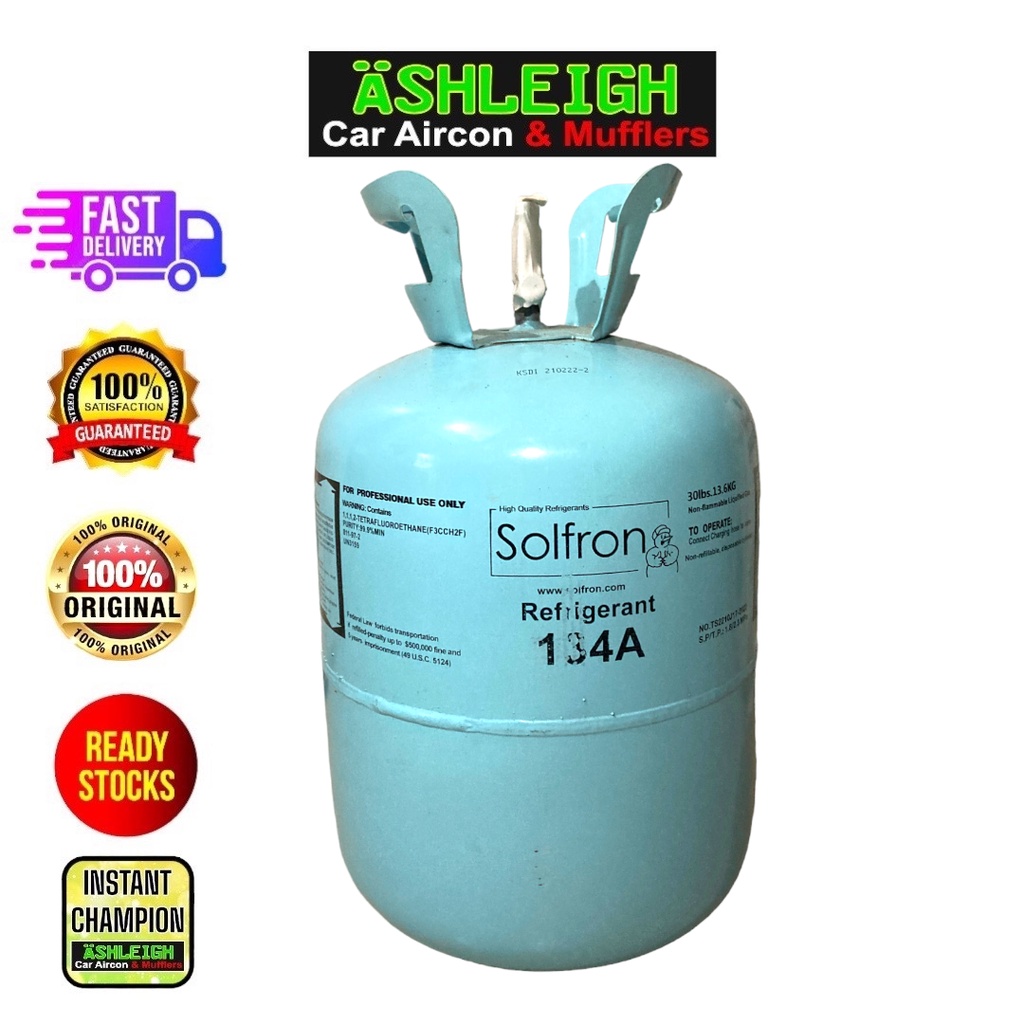 Solfron 134a Refrigerant Freon Cooling Airconditioning Car Refrigerator
