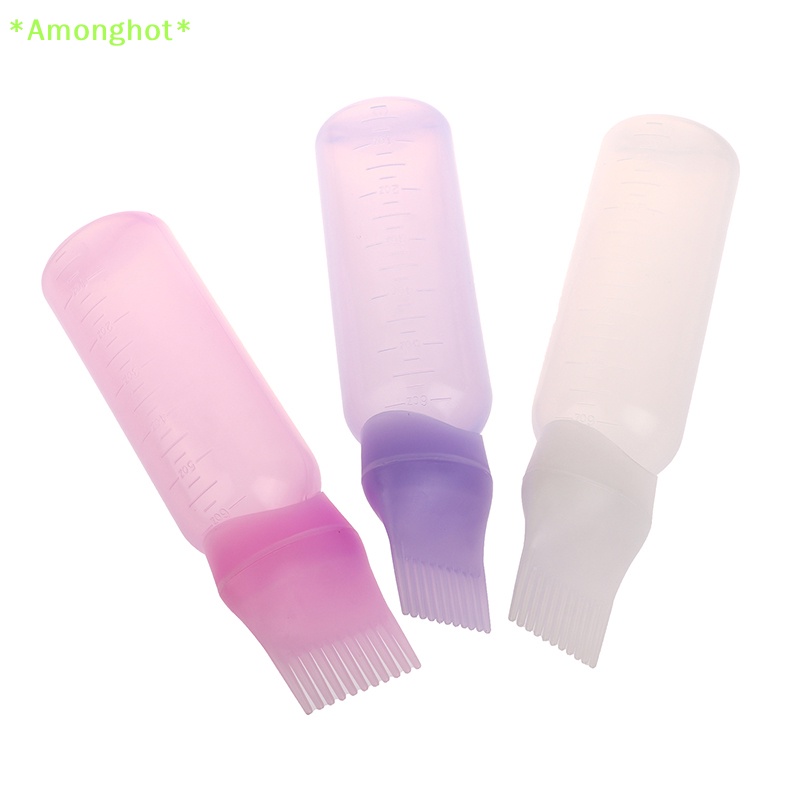 Amonghot> 1Pc 120ml Plastic Applicator Bottle Hairdressing Shampoo