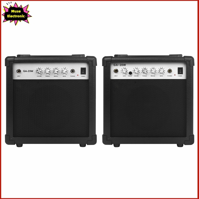 ready stock Electric Guitar Amplifier 20 Watt Speaker Portable Acoustic