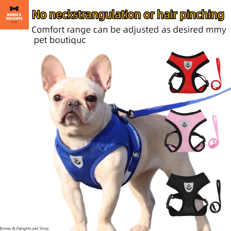 Pet Supplies Pet Leash And Collar Sets BABAH Pet Cat Dog Harness
