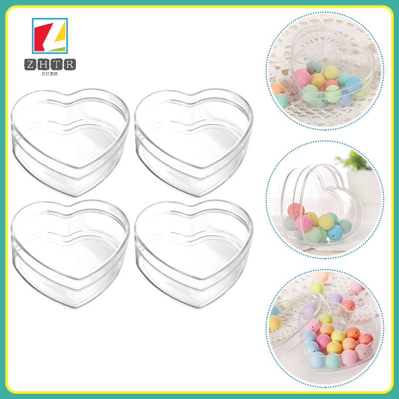 [READY STOCK] Snack Container Party Favor Containers Heart Shape Candy ...