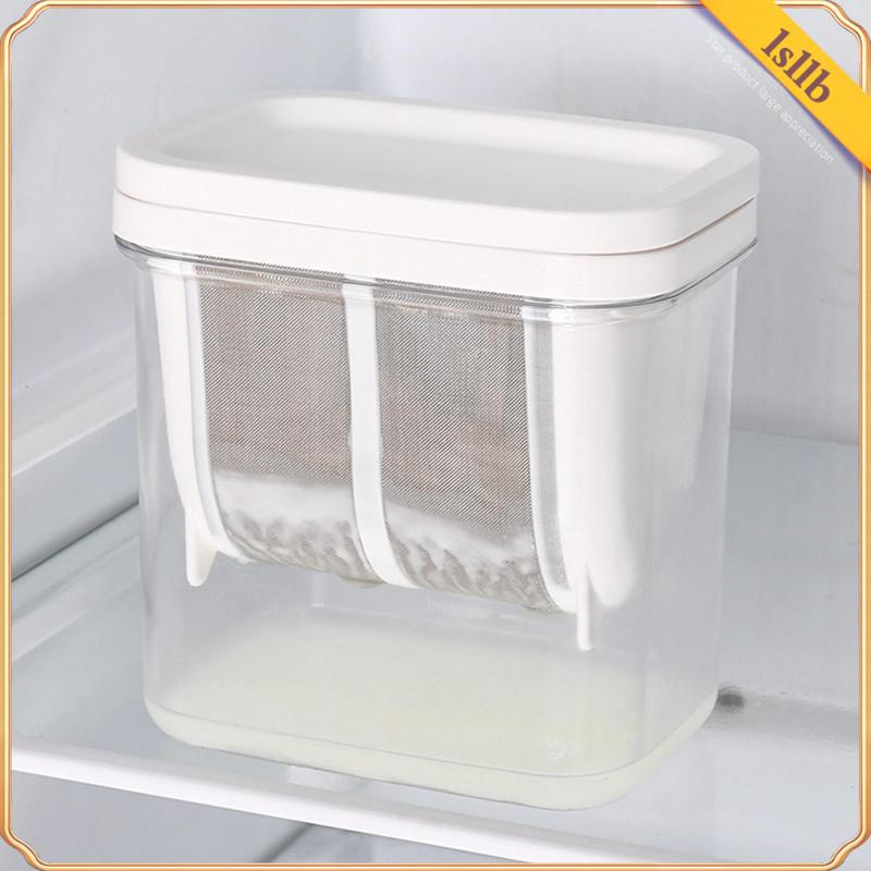 [Lsllb] Greek Yogurt Maker, Yogurt Filtration Soy Milk Filter and Spoon