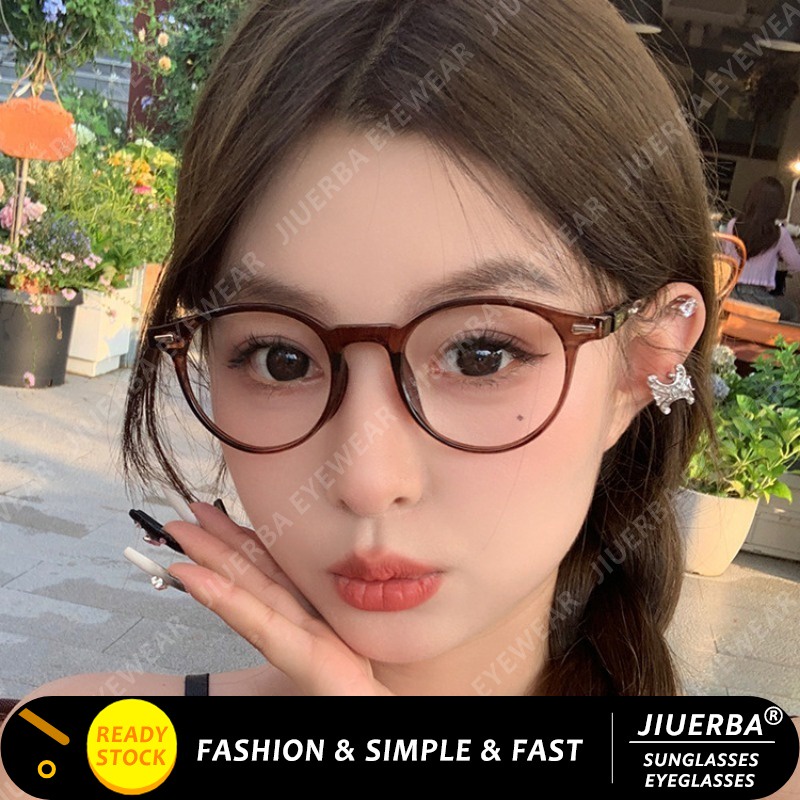 Jiuerba Korean Fashion Retro Small Round Frame Eyeglasses New Fashion