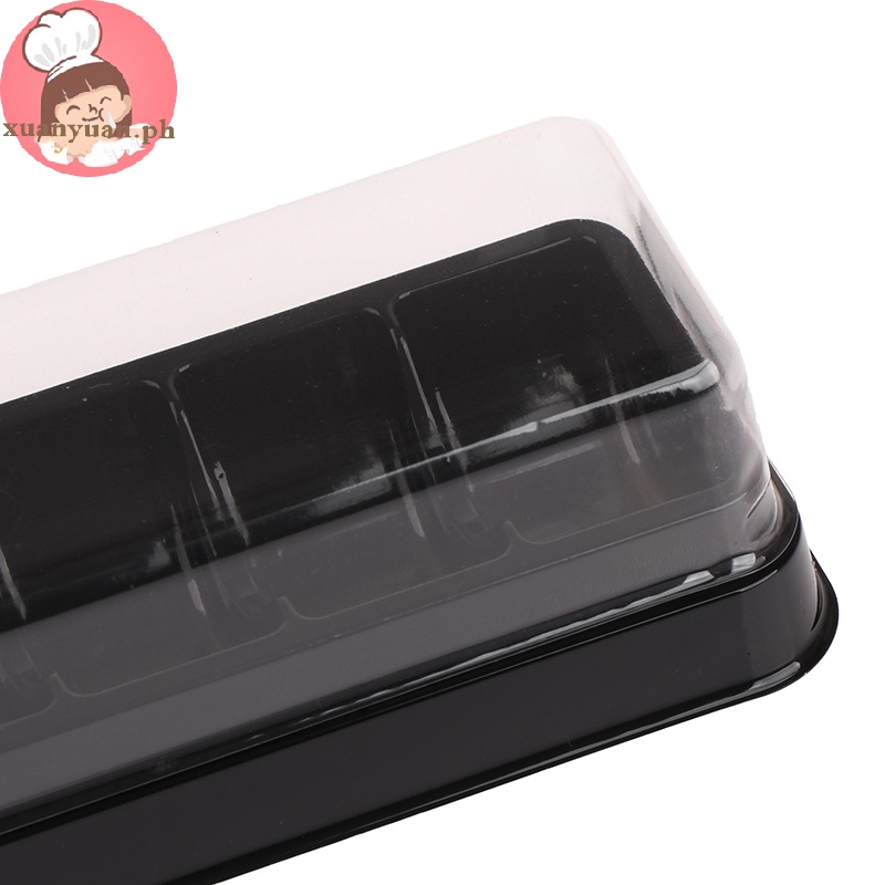XUAN 10Pcs Box Boxes Mini Container Cake Gift Trays Plastic Macarons ...