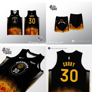 Summer Suits Kits Top+Shorts Golden State Warriors Stephen Curry #30 Jersey  1 Set Blue