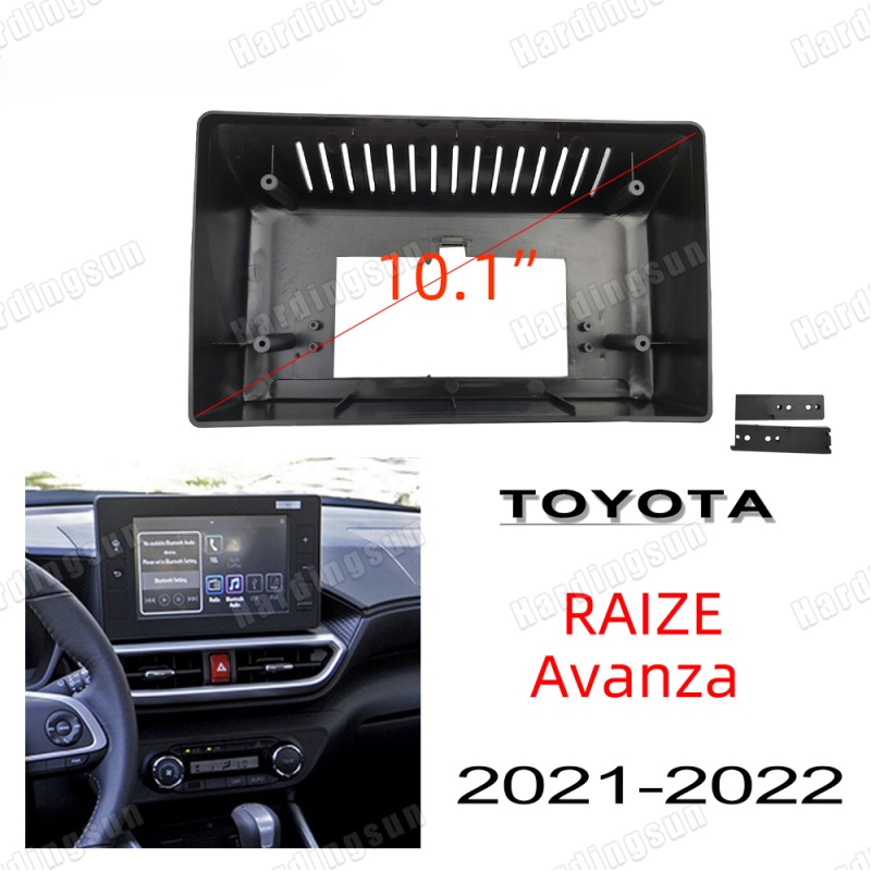 10.1 inch car android head unit dash mounting kits player fascia 2din ...