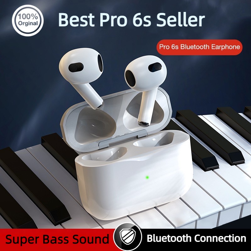 Good Sound Pro 6s Bluetooth Earphone TWS Wireless Headphones Sport ...