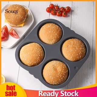 Non Stick Bread Tray for Baking Buns Mesh Silicone Coated Glass Fiber  Hamburger Mold Perforated Bakery Molds Hamburger Bun Pan