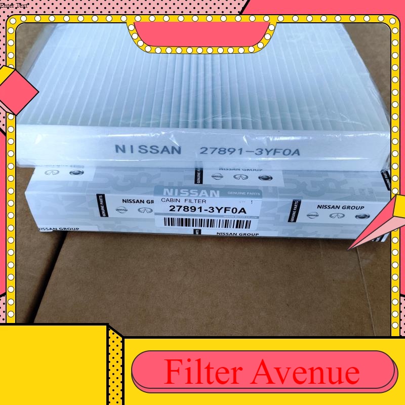 Cabin Aircon Filter Nissan Urvan NV350 278913YF0A Shopee Philippines