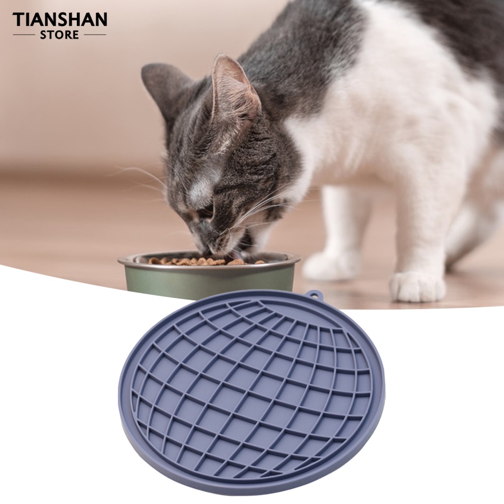Tianshan Dog Licking Pad Pet Licking Mat Slow Feeder Silicone Lick Mat