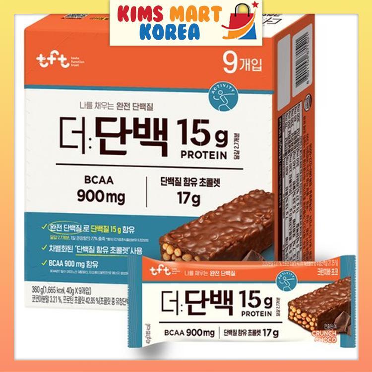 TPT The Protein Crunch Bar Chocolate Korean Breakfast Cereal Bar 360g ...