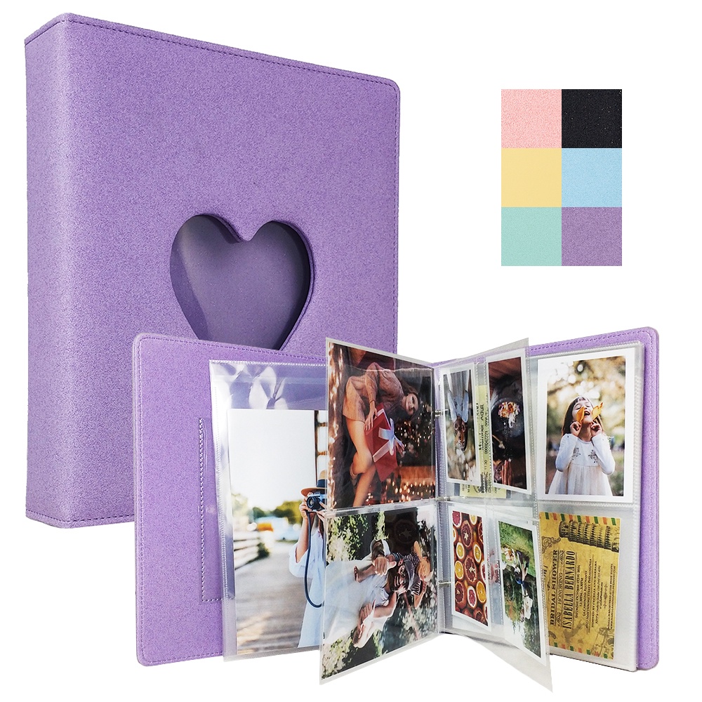 Heart-shaped A5 Pu Leather Photocard Binder Collect Book Idol Photo ...