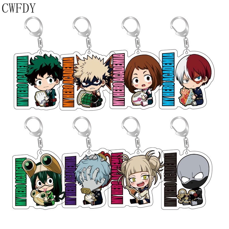Keychain 2022 Anime My Hero Academia Acrylic Toga Himiko Dabi Todoroki ...