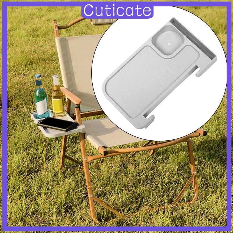 [CUTICATE] Folding Chair Tray Clip on Camping Table for Hiking Garden