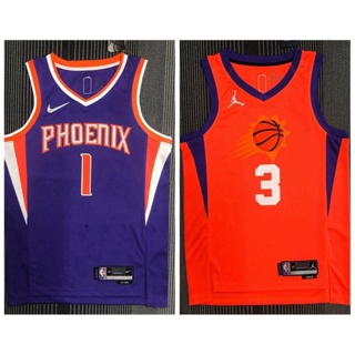 Phoenix Suns 1 Devin Booker City Edition Swingman Purple 3D Jersey