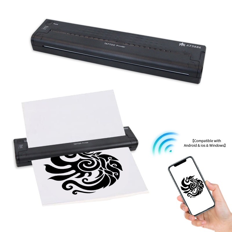 Tattoo Template Printer Kit Hot Copier Tattoo Transfer Machine Drawing ...
