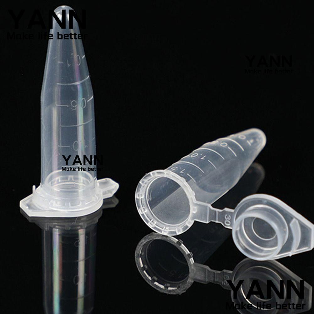YANN1 500PCS Graduated Microcentrifuge Tubes, Polypropylene with Snap