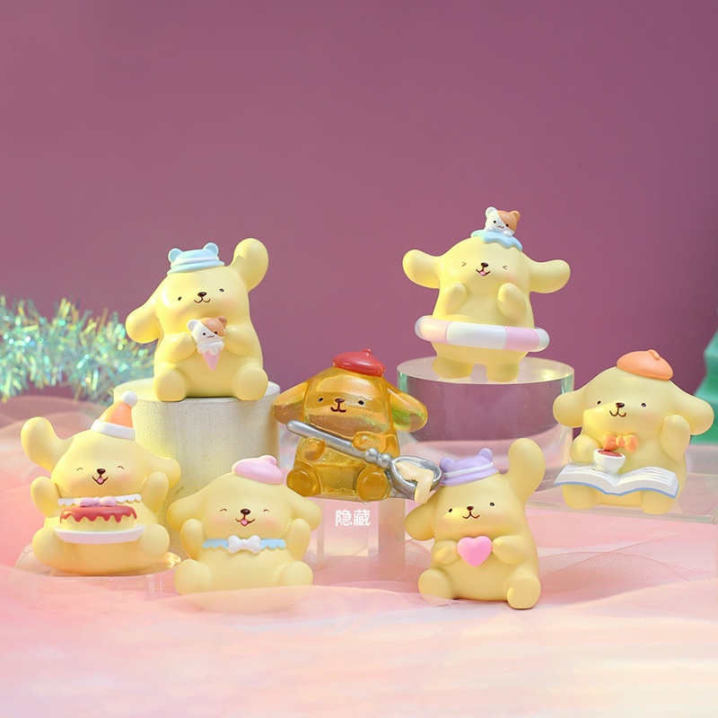 New candy pudding dog blind box fashion play cute pet hand do doll