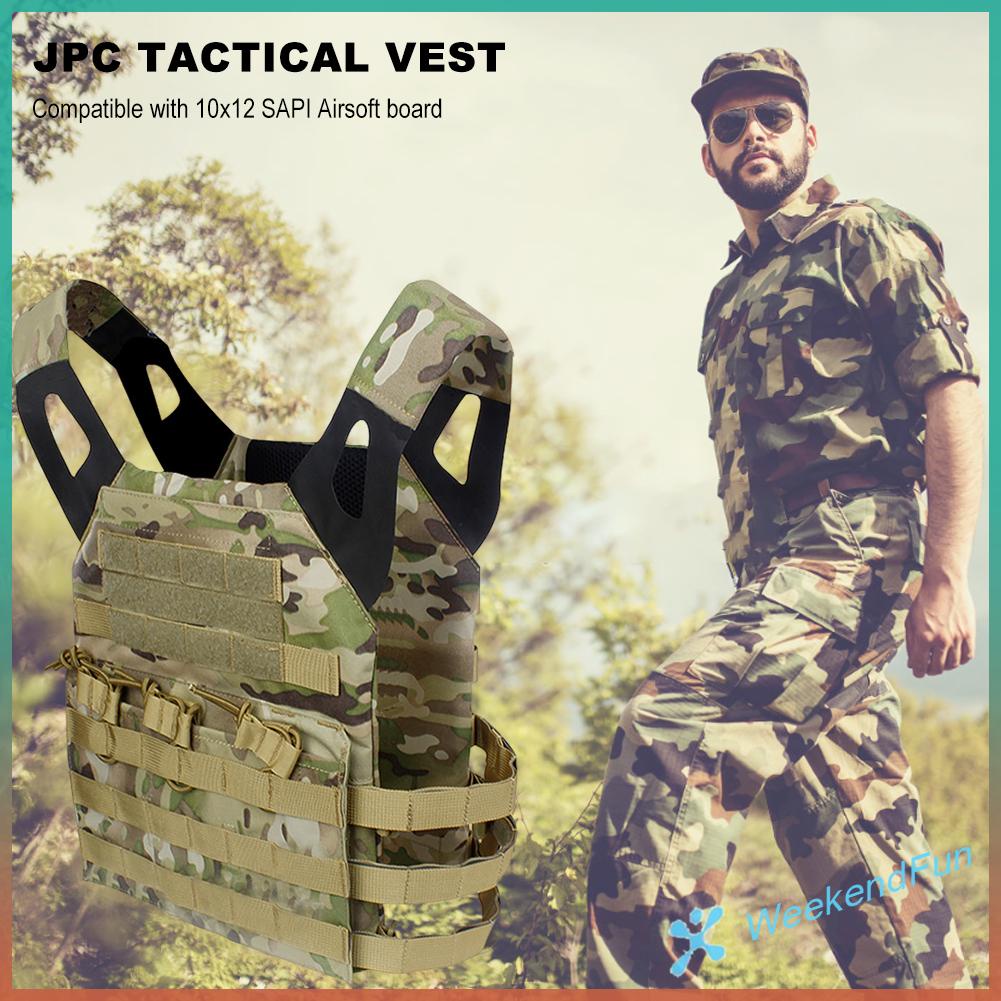 WE★ Hunting Tactical Vest Armor JPC Molle Plate Carrier Vest 10000 ...