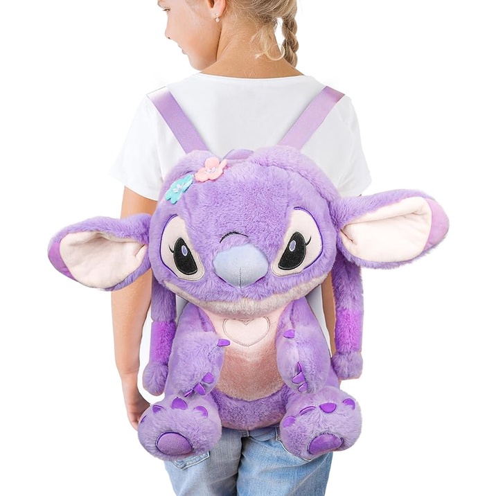 Stitch Stuffed Animal Plush Toy Backpack, Cute Anime Plush Figure Toys