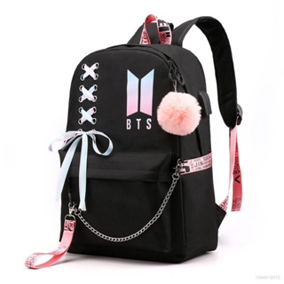 Goodern 4pcs BTS Backpack School Book Bag Set,BTS Bangtan Boys KPOP Theme  Fan Art Laptop Bag Crossbody Pencil Case Casual School Backpack for BTS  Fans,Backpack Combo Set-Green : Buy Online at Best