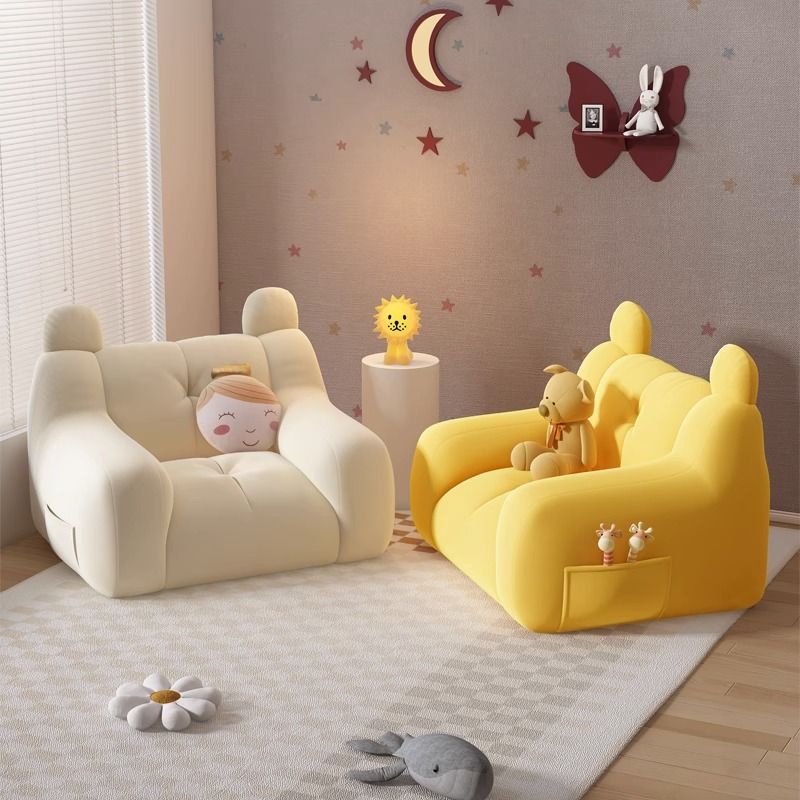 Cute Little Couch Children's Sofa Bear Chair Baby Lazy Sofa Stool Girl Baby  Boy Cartoon Seat