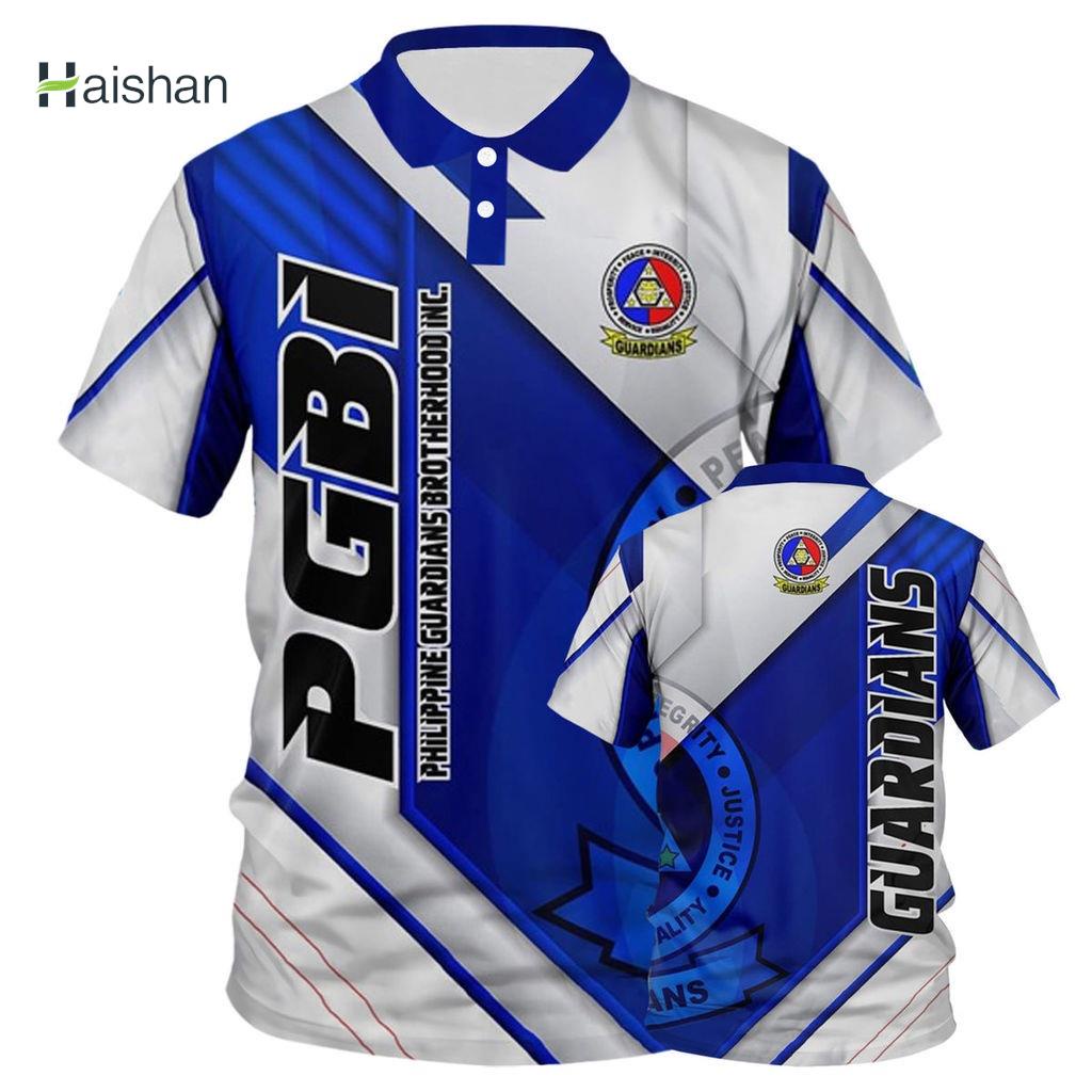 haishan PGBI GUARDIANS POLO SHIRT Fully Sublimated Shirt PGBI | Shopee ...