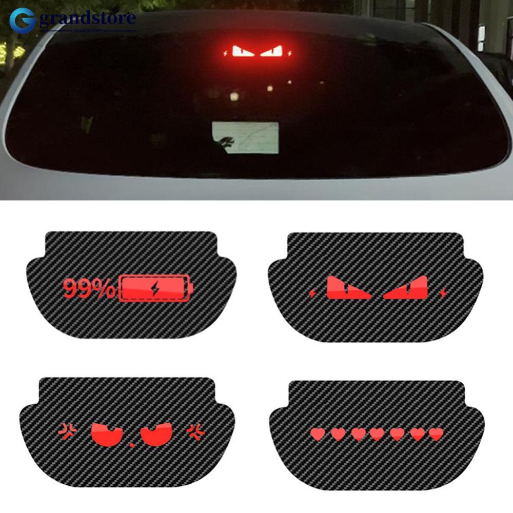 GRANDSTORE Car High Mounted Brake Lamp Car Brake Projection Board PVC