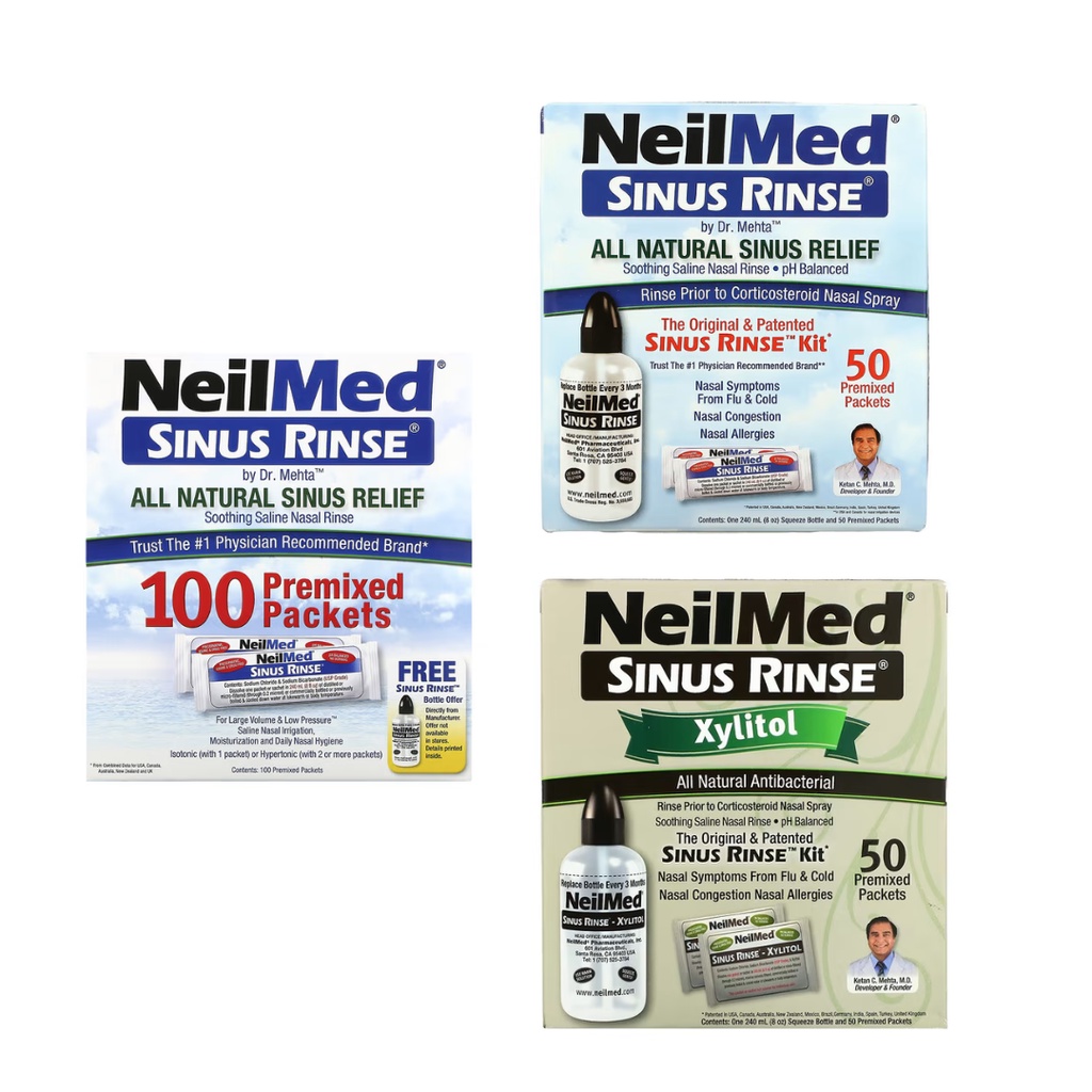 Doctor Tita NeilMed, Sinus Rinse, Salt, Saline Solution, Natural