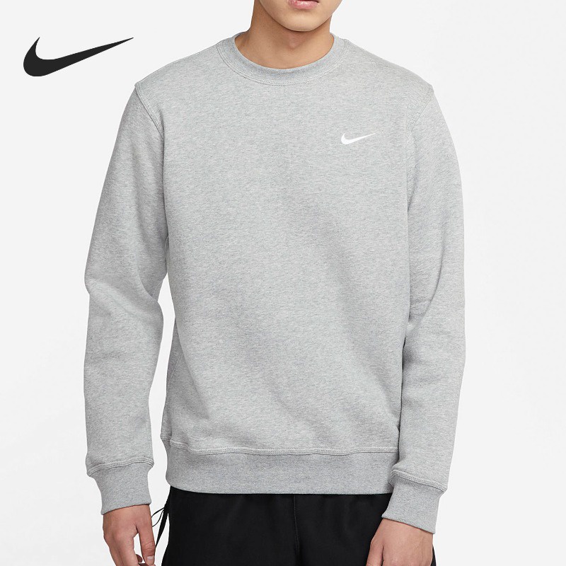 Nike100%Authentic Men's Autumn Pullover Sports Simple Casual Round Neck ...